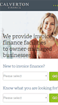 Mobile Screenshot of calvertonfinance.co.uk